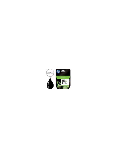 Ink-jet hp 920xl negro 1200pag officejet/920/6500