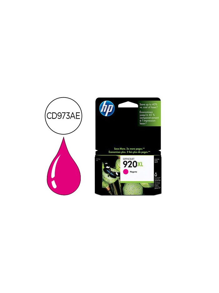 Ink-jet hp 920xl magenta 700pag officejet/920/6500 Ink-jet hp 920xl magenta 700pag officejet/920/6500