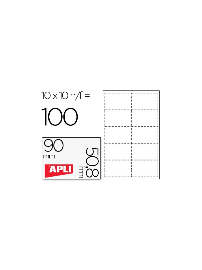 Tarjeta de visita apli microperforada 200 gr acabado mate 90x50,8 mm impresora ink-jet y laser Tarjeta de visita apli microperforada 200 gr acabado mate 90x50,8 mm impresora ink-jet y laser