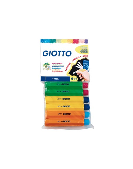 Portatizas plastico giotto blister de 5+1 de regalo