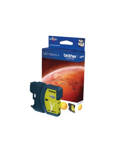 Ink-jet brother lc-1100y amarillo alta capacidad 750 pag