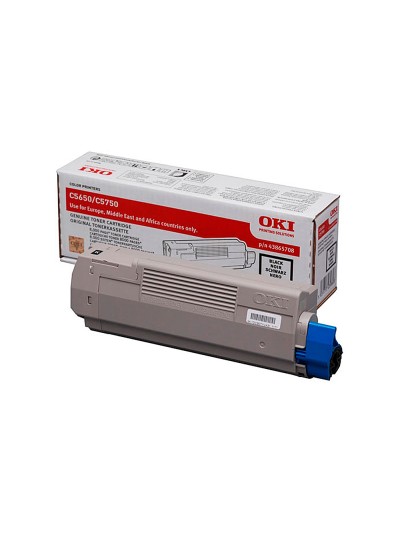 Toner oki c5650/5750 negro 8000 pag type c14