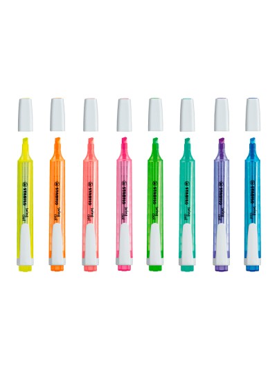 Rotulador stabilo marcador fluorescente swing cool naranja