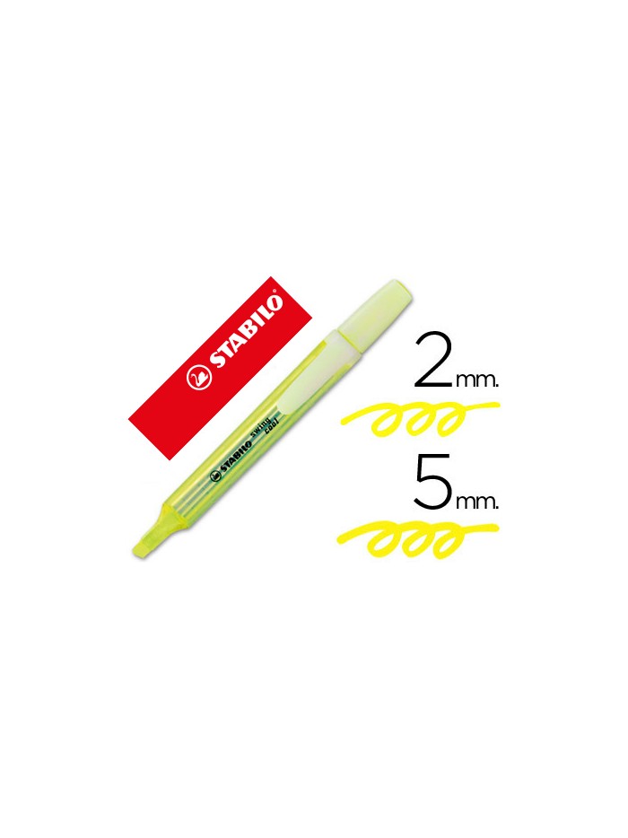 Rotulador stabilo marcador fluorescente swing cool amarillo Rotulador stabilo marcador fluorescente swing cool amarillo