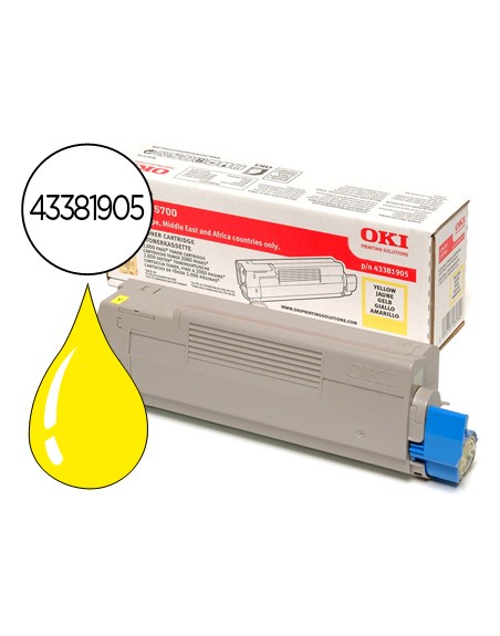 Toner oki c5600/5700 amarillo -2.000 pag-