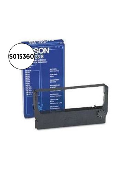 Cinta impresora epson erc-23b negra m-250 250a 255 255a 260 260a 264 265 265a 280 280a av tm-267/267ii