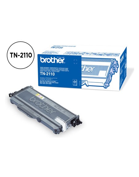 Toner brother tn-2110 hl-2140 hl-2150n hl-2170w dcp-7030/7045n mfc-7320/7440n/7840w -1500pag@5%-
