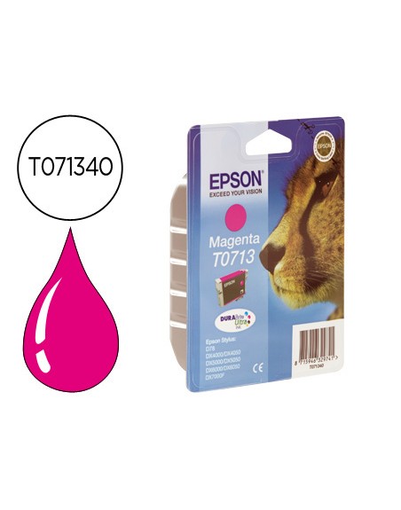 Ink-jet epson stylus d78 dx400 0 dx4050 dx5000 dx5050 dx6000 dx6050 dx7000f magenta