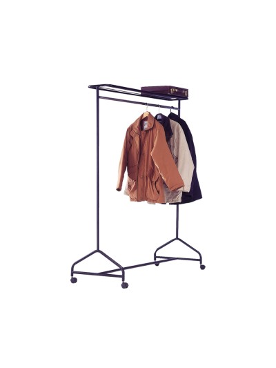 Vestidor portatil con repisa capacidad para 40 perchas