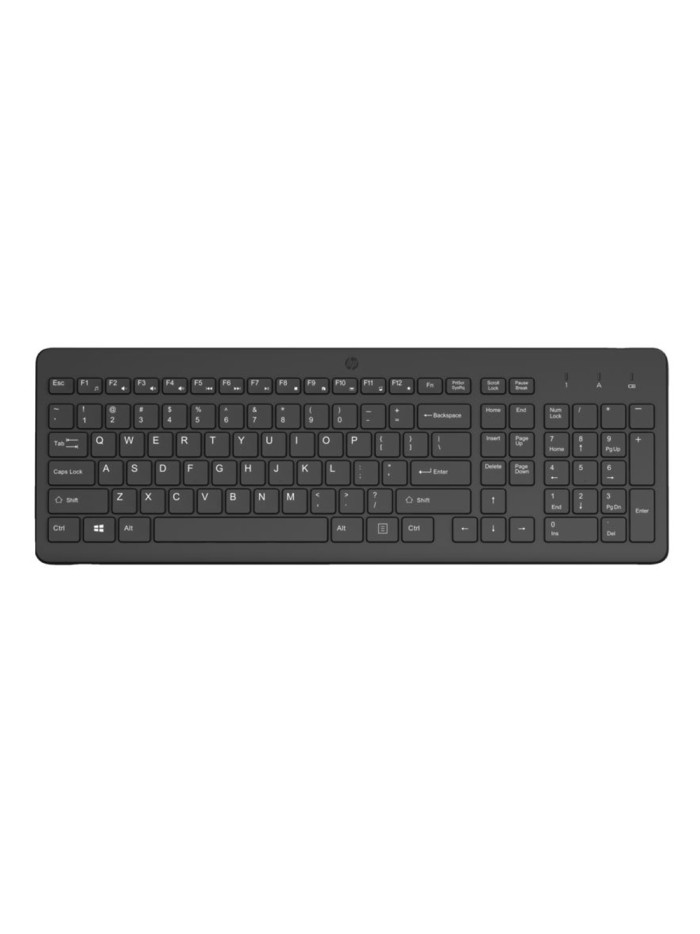 Teclado hp 225 inalambrico qwerty color negro Teclado hp 225 inalambrico qwerty color negro