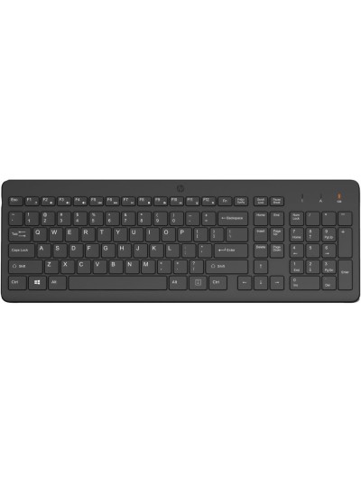 Teclado hp 225 inalambrico qwerty color negro