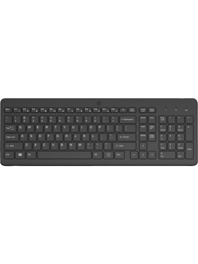 Teclado hp 225 inalambrico qwerty color negro