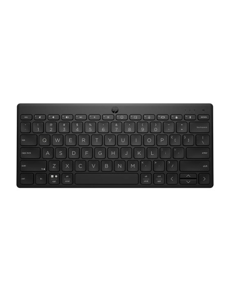 Teclado hp 355 multidispositivo bluetooth inalambrico color negro