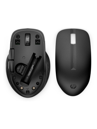 Raton hp 435 optico multidispositivo inalambrico 5 botones 4000 dpi color negro