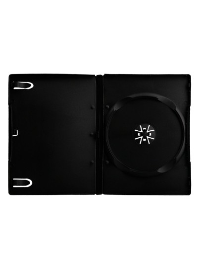 Caja dvd q-connect -con interior negro -pack de 5 unidades