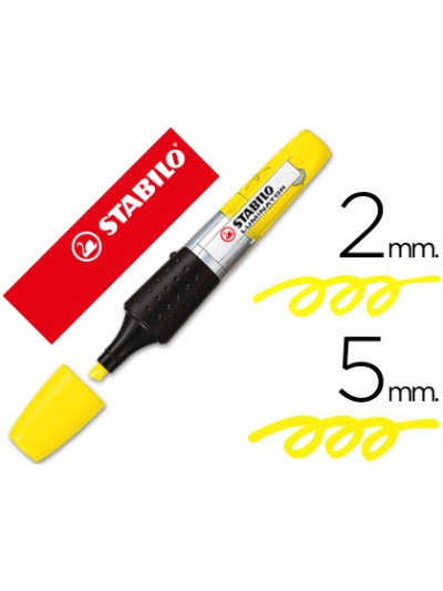 Rotulador stabilo boss luminator amarillo tinta luquida