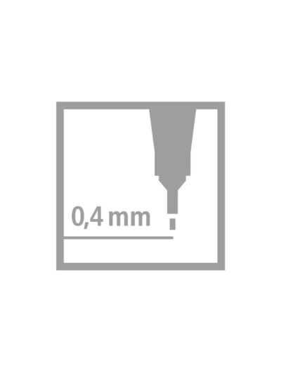 Rotulador stabilo punta de fib ra point 88 verde hoja punta fina 0,4mm