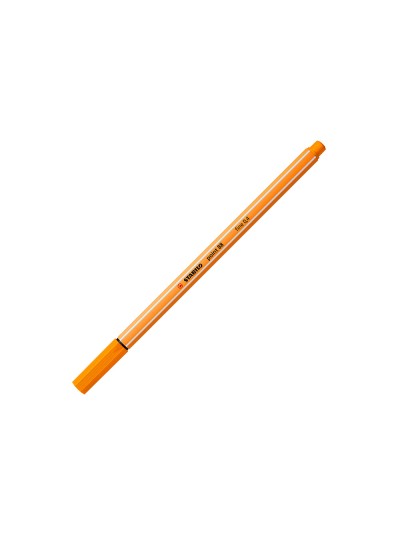 Rotulador stabilo punta de fib ra point 88 naranja punta fina 0,4mm