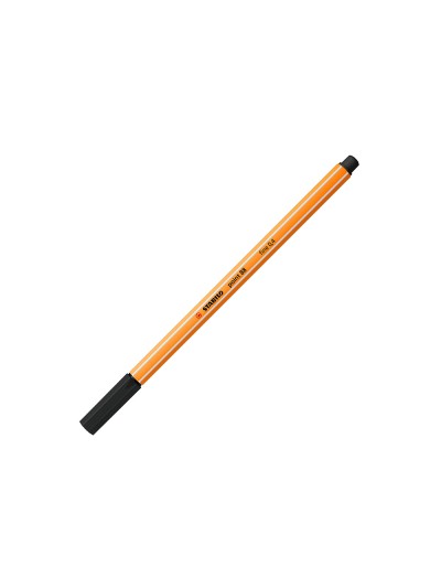 Rotulador stabilo punta de fib ra point 88 negro punta fina 0,4mm
