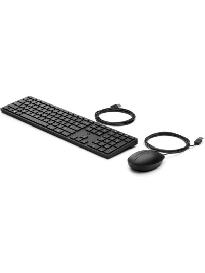 Set teclado + raton hp combo 320mk usb-a longitud 1.8 m color negro