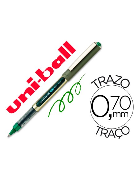 Rotulador uni-ball roller ub-157 verde 0,7 mm unidad