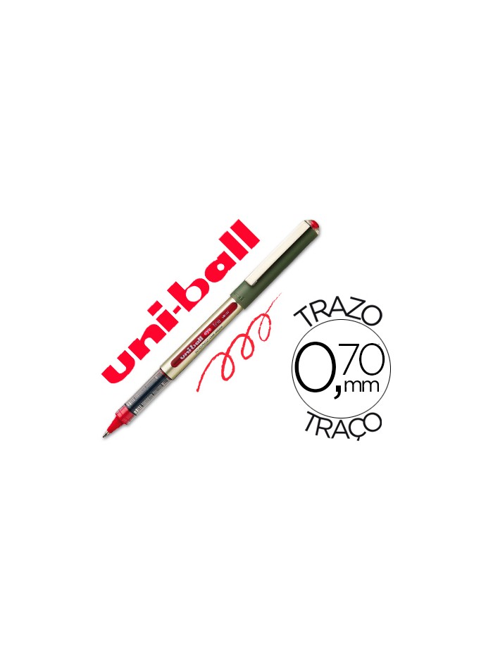 Rotulador uni-ball roller ub-157 rojo 0,7 mm unidad