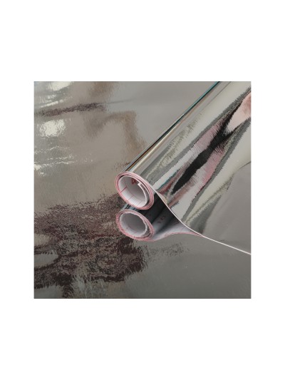 Rollo adhesivo d-c-fix plata brillo ancho 45 cm largo 15 mt