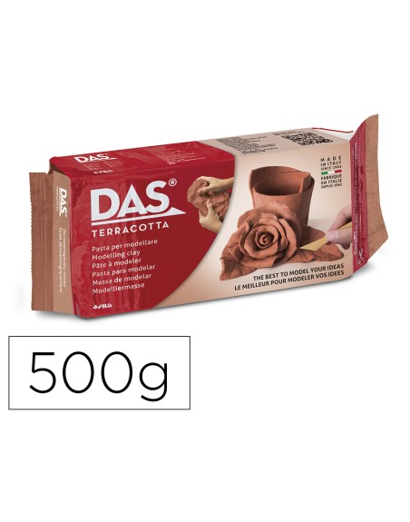 Pasta das terracota para modelar seca sin coccion 500 gr