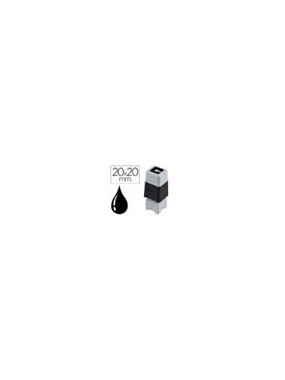 Sello automatico brother 20 mm x 20 mm negro