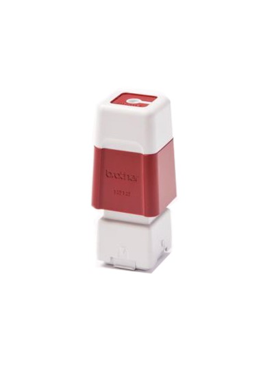 Sello automatico brother 12 mm x 12 mm rojo