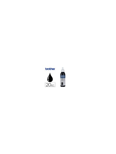 Tinta brother para sellos automaticos color negro bote de 20 cc