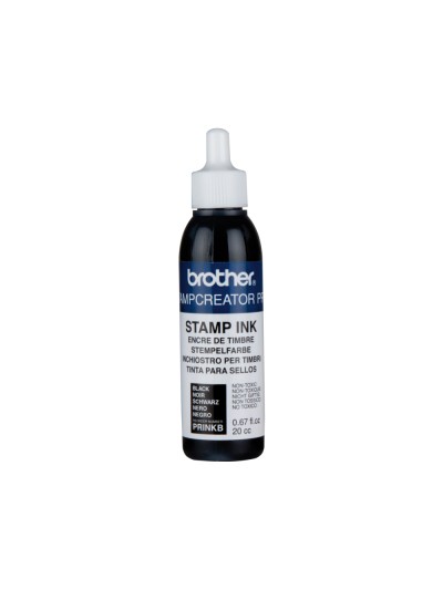 Tinta brother para sellos automaticos color negro bote de 20 cc