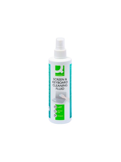 Spray q-connect limpiador de pantallas y teclados bote de 250 ml