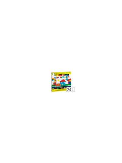 Lapices cera dacscolor caja de 24 colores