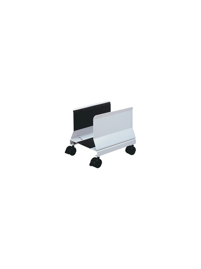 Soporte para cpu metal q-connect regulable con ruedas Soporte para cpu metal q-connect regulable con ruedas