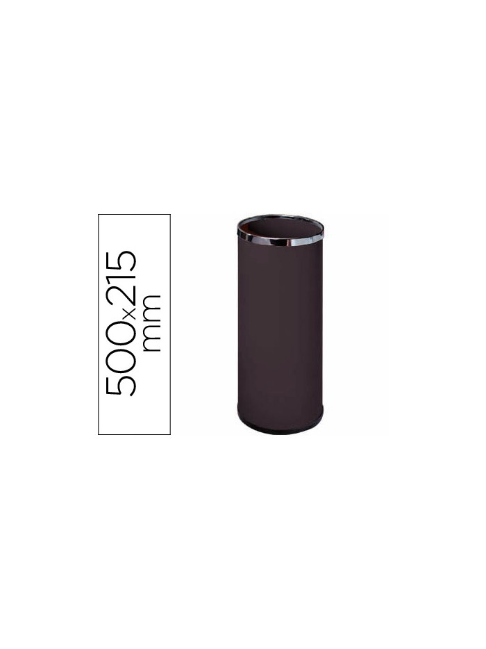 Paraguero metalico 301 negro aros cromado 50x21,5 cm Paraguero metalico 301 negro aros cromado 50x21,5 cm
