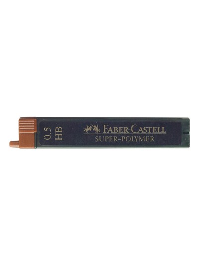 Minas faber grafito 9065 0,5 mm hb estuche de 12 minas