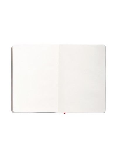 Cuaderno con gomilla antartik notes tapa blanda a5 hojas lisas negro y rojo 80 hojas 80 gr fsc