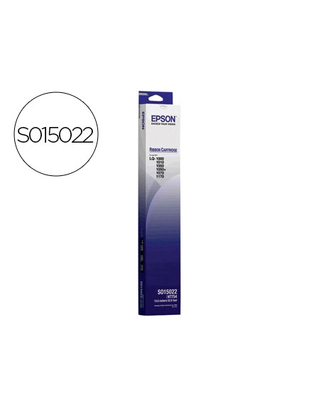Cinta maquina epson original lq-1000/1010/1050/1070/1070+ 1170 negra (7754)