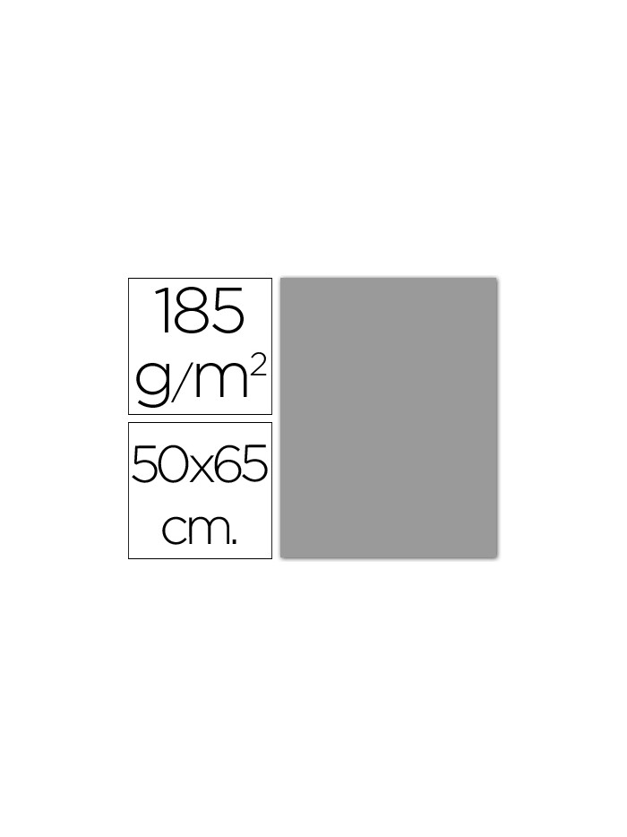 Cartulina guarro gris perla 50x65 cm 185 gr Cartulina guarro gris perla 50x65 cm 185 gr