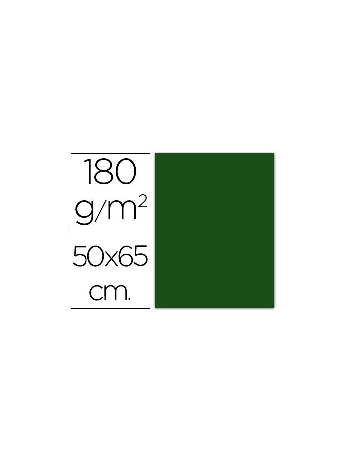 Cartulina guarro verde abeto 50x65 cm 180 gr Cartulina guarro verde abeto 50x65 cm 180 gr