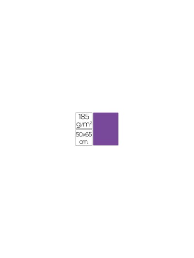 Cartulina guarro violeta 50x65 cm 185 gr