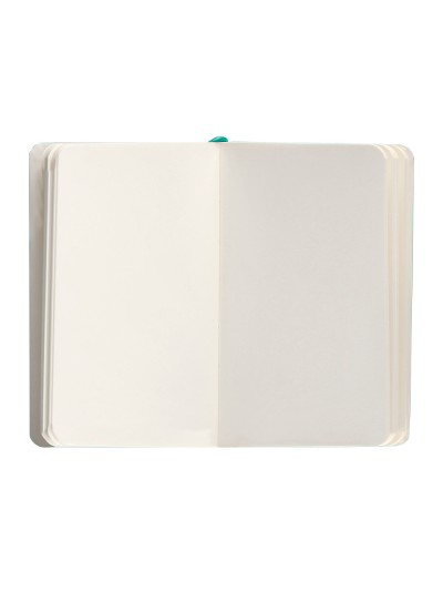 Cuaderno con gomilla antartik notes tapa blanda a6 hojas lisas turquesa 100 hojas 80 gr fsc