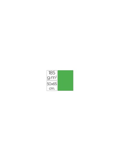 Cartulina guarro verde manzana 50x65 cm 185 gr
