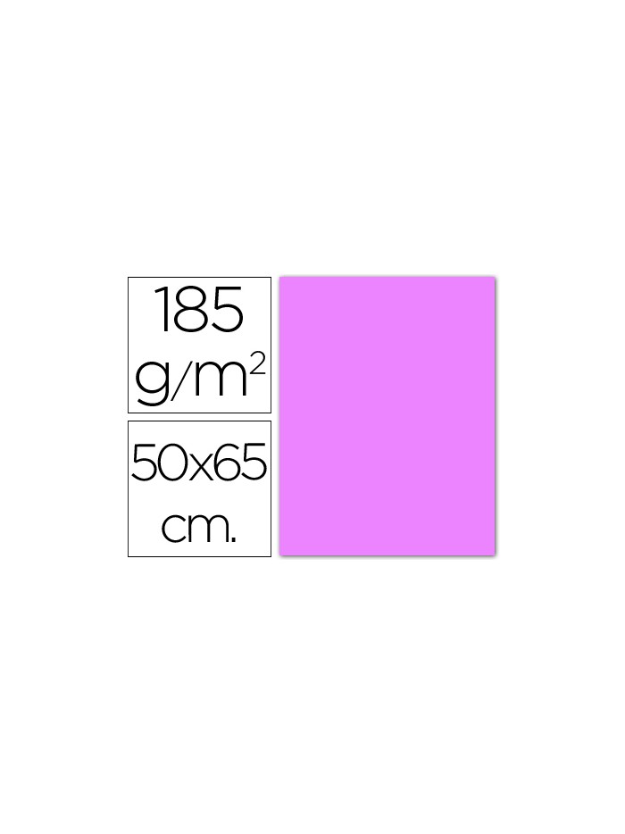 Cartulina guarro lila 50x65 cm 185 gr Cartulina guarro lila 50x65 cm 185 gr
