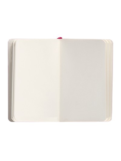 Cuaderno con gomilla antartik notes tapa blanda a6 hojas lisas burdeos 100 hojas 80 gr fsc