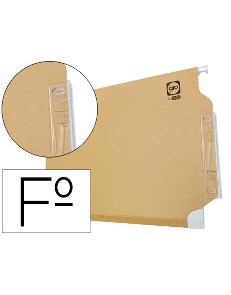 Carpeta colgante gio folio 50200 visor lateral 365x275x355 mm