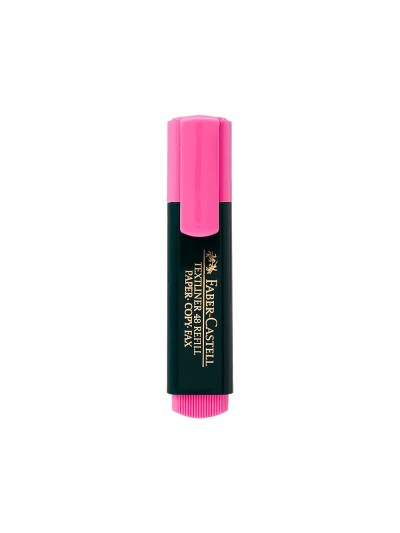 Rotulador faber fluorescente 48-28 rosa