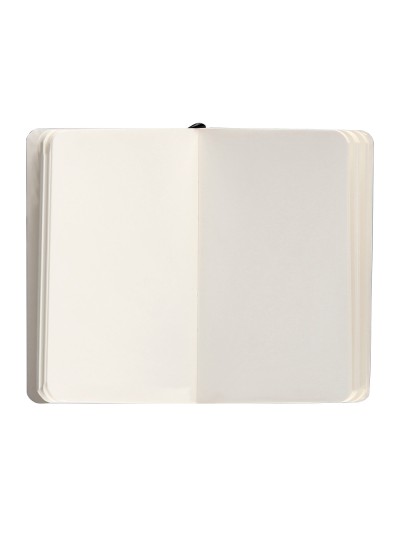 Cuaderno con gomilla antartik notes tapa blanda a6 hojas lisas negro 100 hojas 80 gr fsc