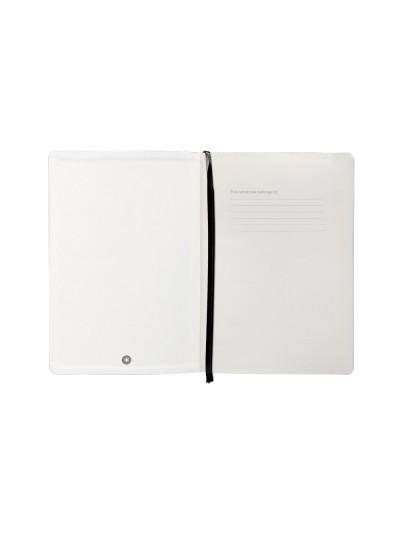 Cuaderno con gomilla antartik notes tapa blanda a5 hojas rayas negro 80 hojas 80 gr fsc